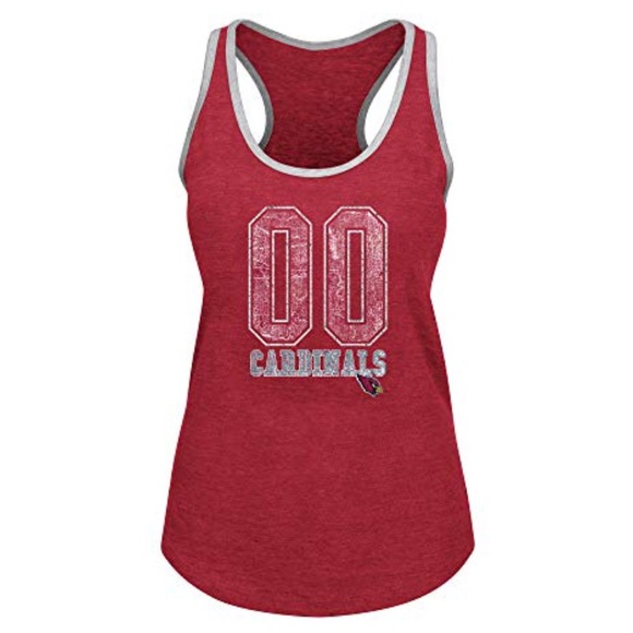 Arizona Cardinals Heather Red Tank Plus 1X NWT - Picture 1 of 3